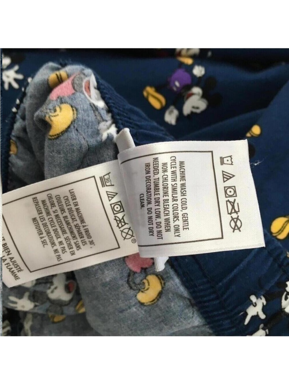 Disney Parks Women’s Blue Mickey PJ Pants Size L - Picture 5 of 6